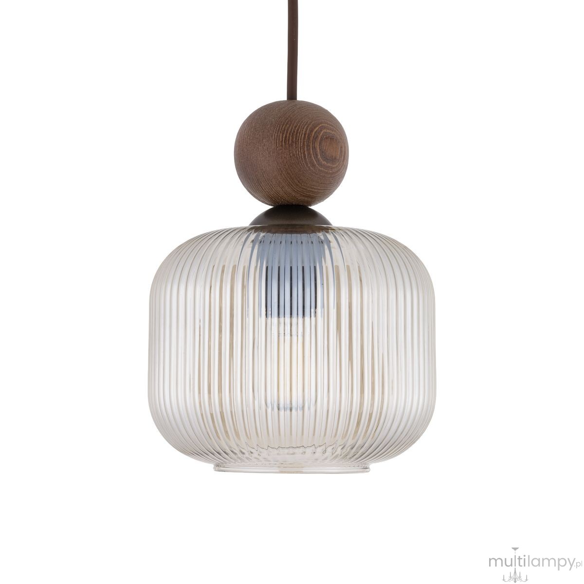 Ballo lampa wisząca E14 brązowa 11837
