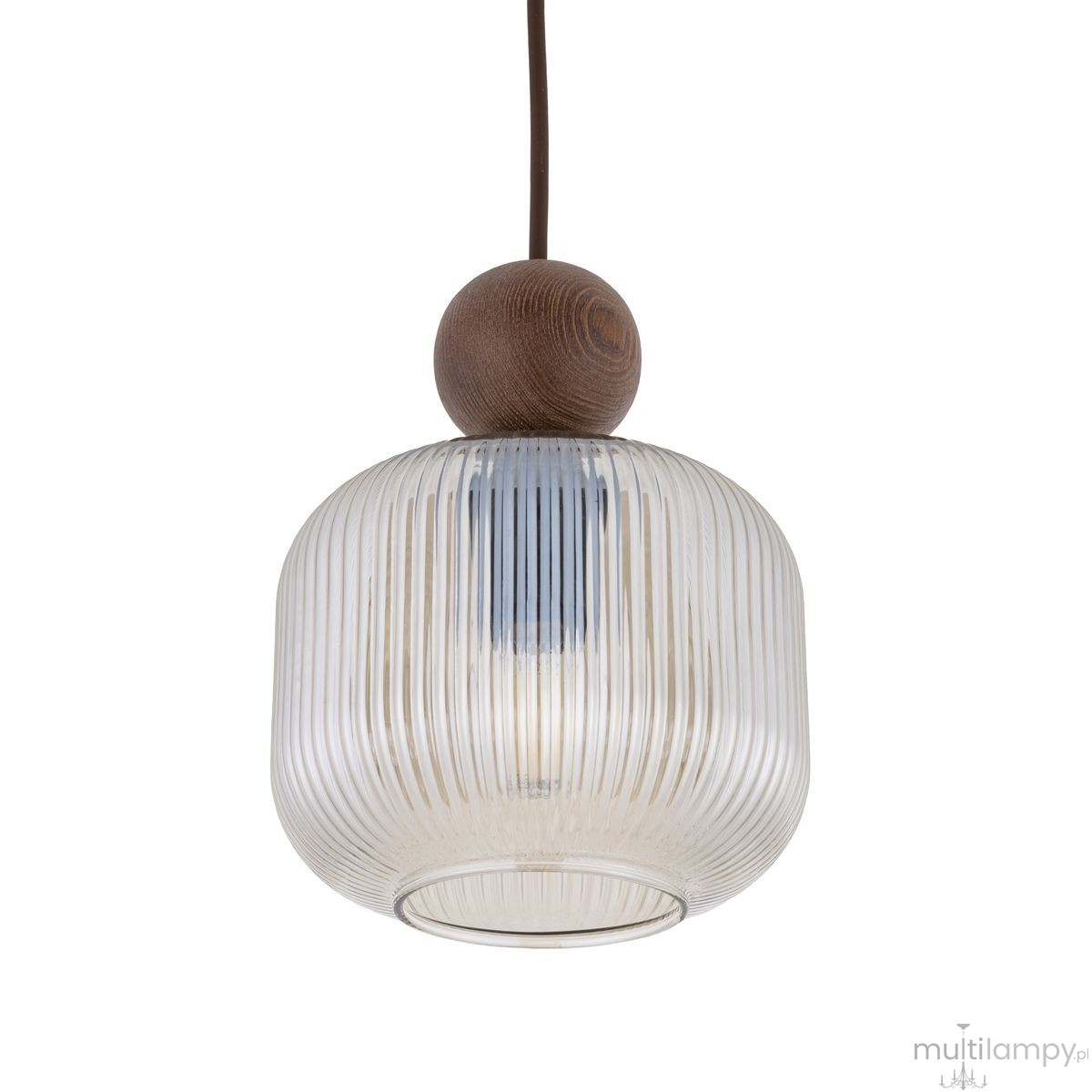 Ballo lampa wisząca E14 brązowa 11837