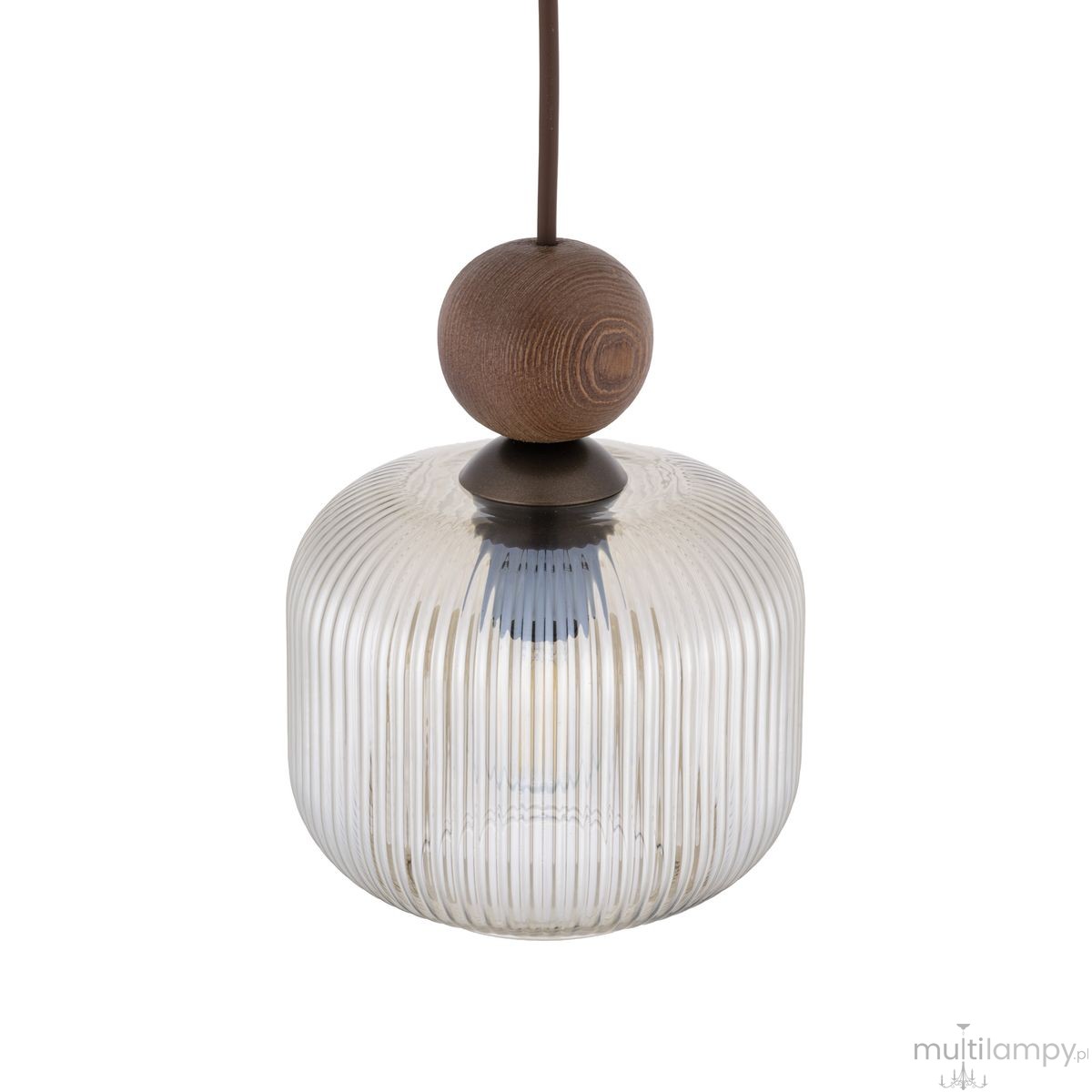 Ballo lampa wisząca E14 brązowa 11837