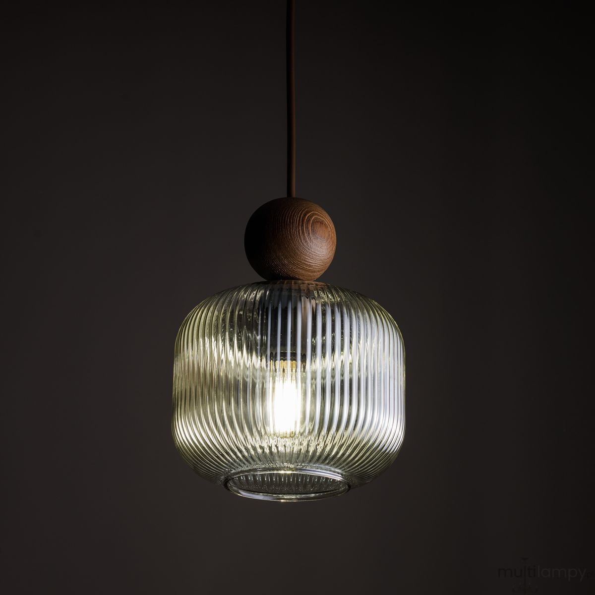 Ballo lampa wisząca E14 brązowa 11837