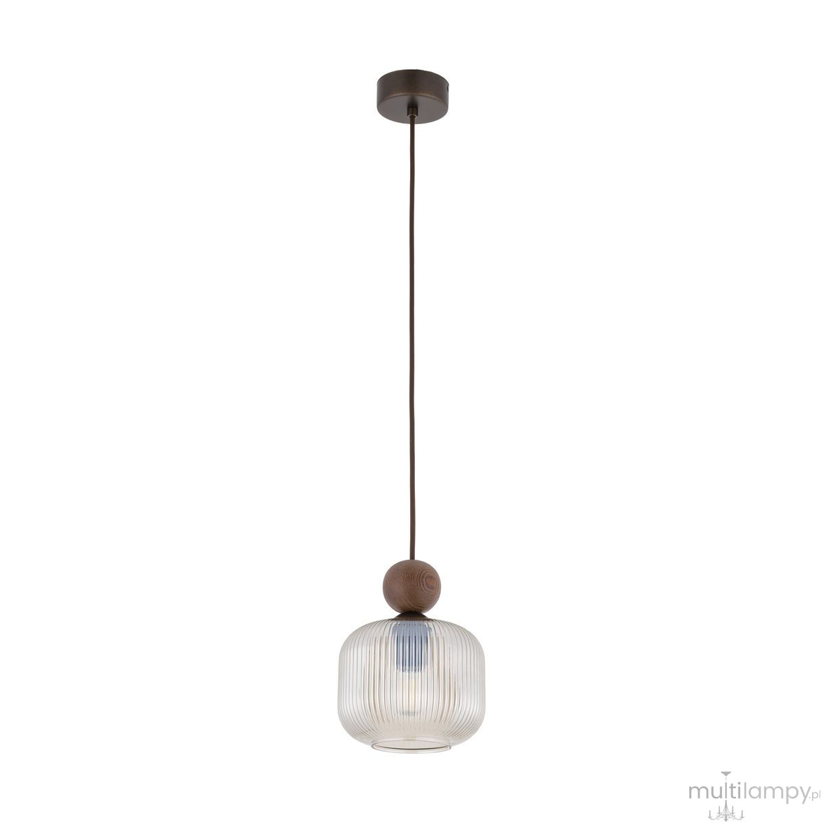 Ballo lampa wisząca E14 brązowa 11837