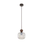 Ballo lampa wisząca E14 brązowa 11837