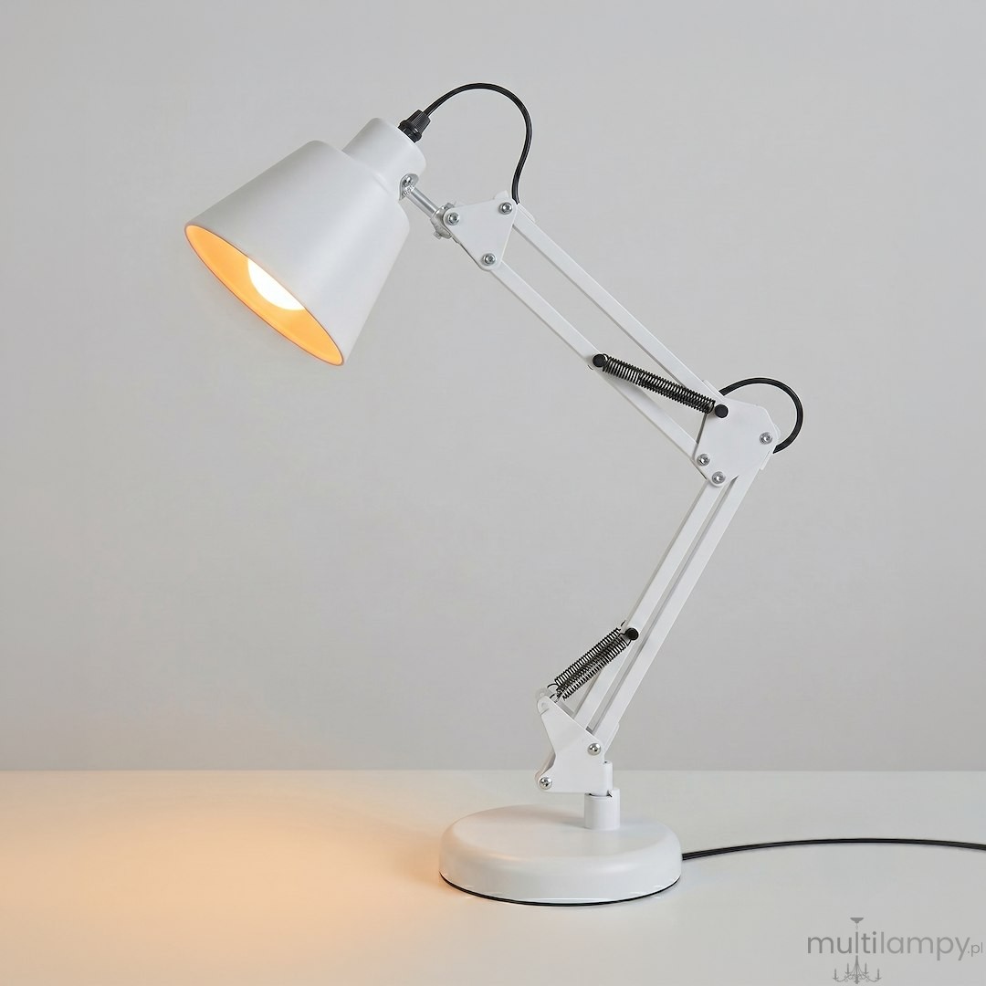 Primus lampa biurkowa 1xE27 biała ML2942