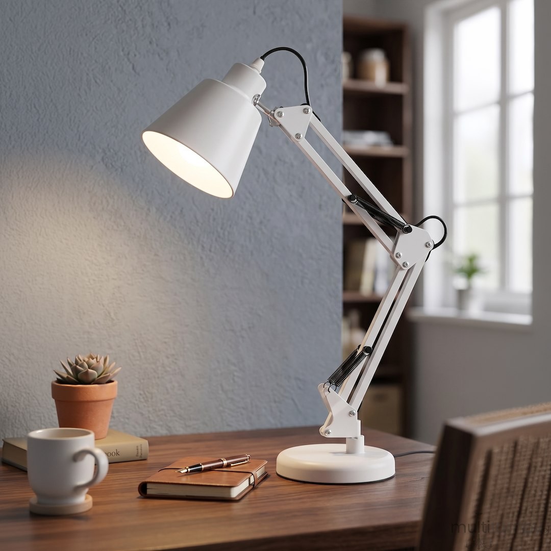 Primus lampa biurkowa 1xE27 biała ML2942