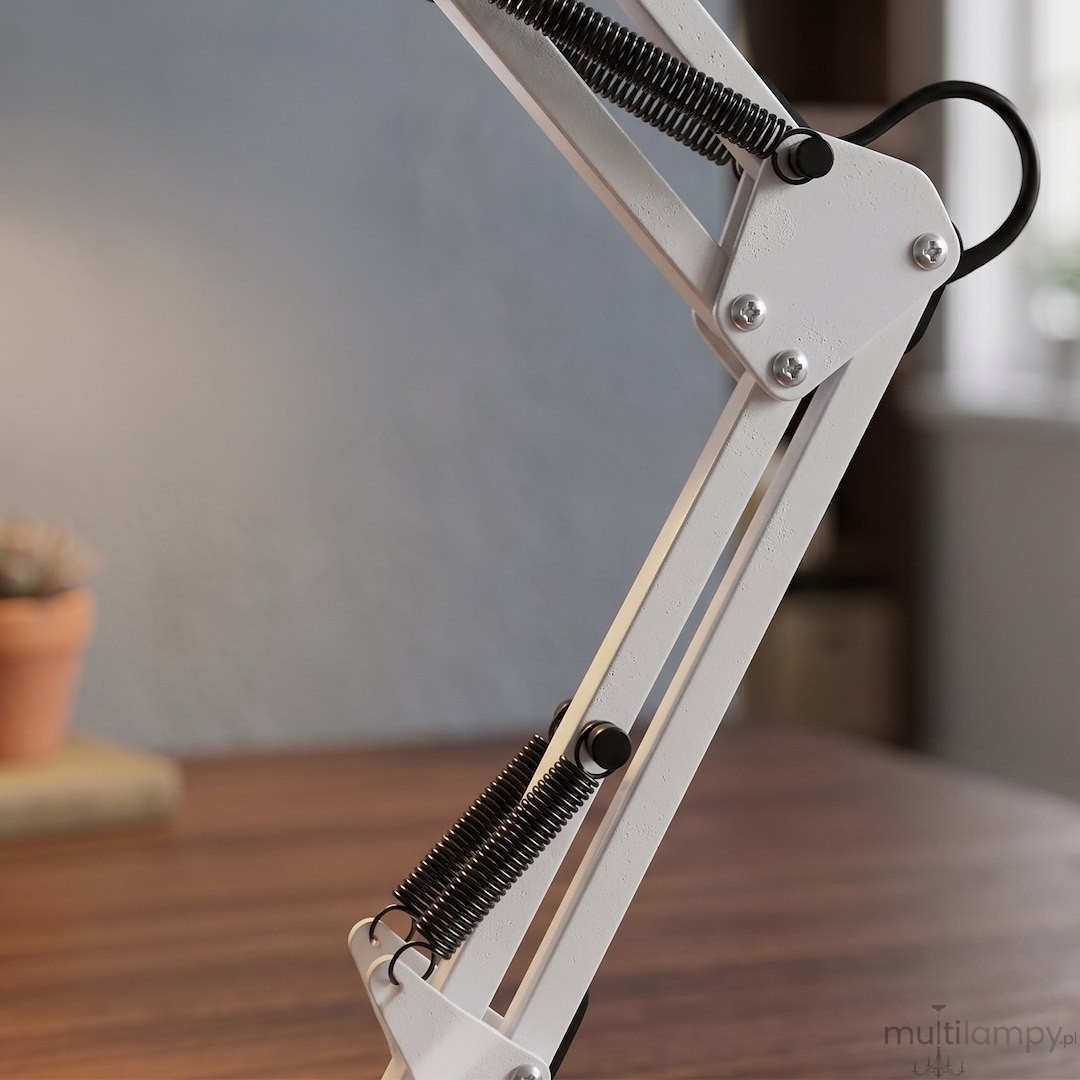Primus lampa biurkowa 1xE27 biała ML2942