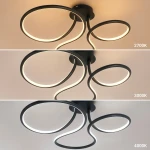 Spectra lampa sufitowa LED 30W CCT czarna ML2937