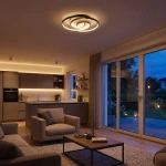 Nexus lampa sufitowa LED 30W CCT czarna ML2936
