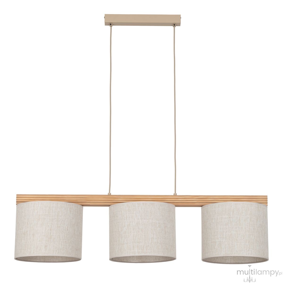 Viga Shade Sosna lampa wisząca 3xE27 sabia 11882