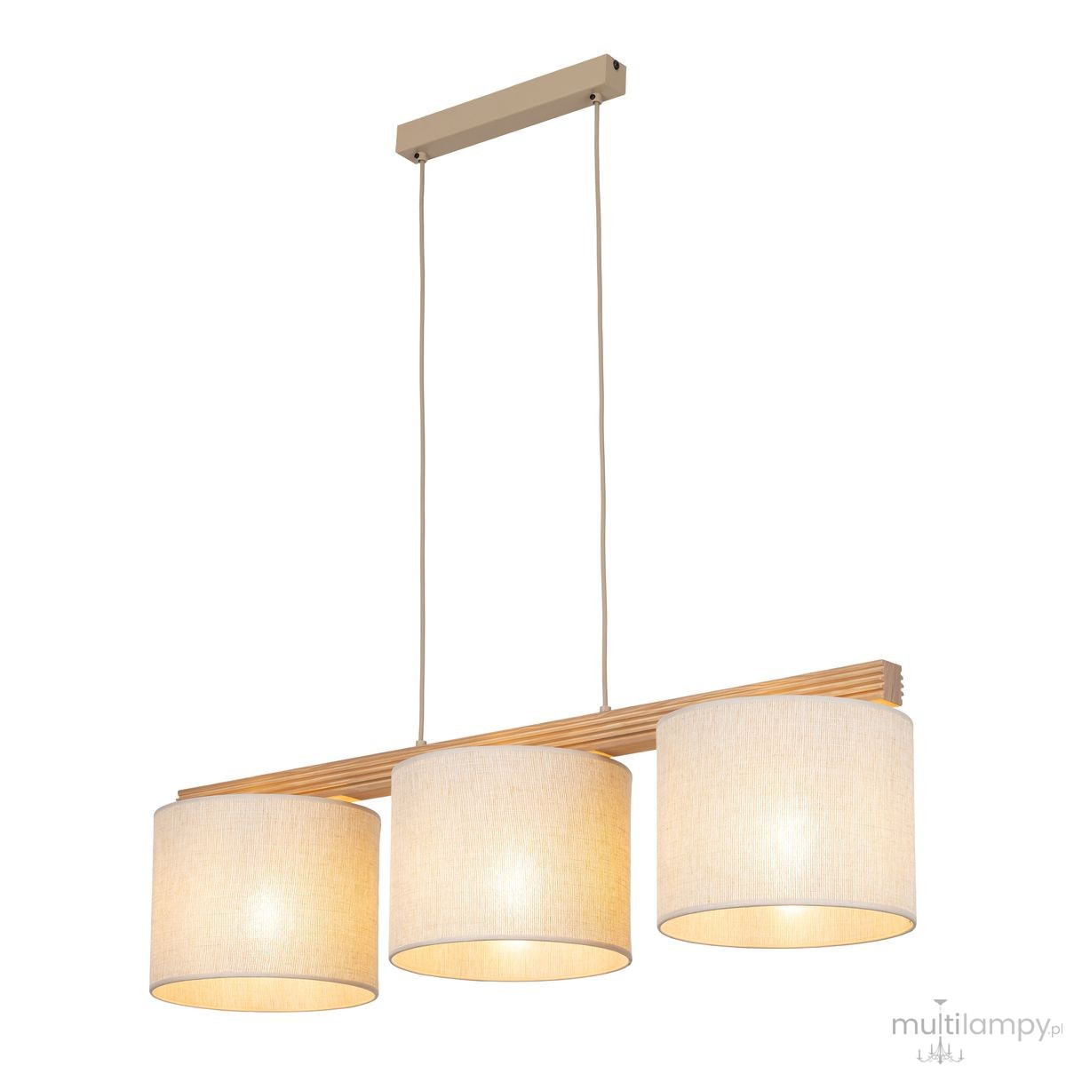 Viga Shade Sosna lampa wisząca 3xE27 sabia 11882