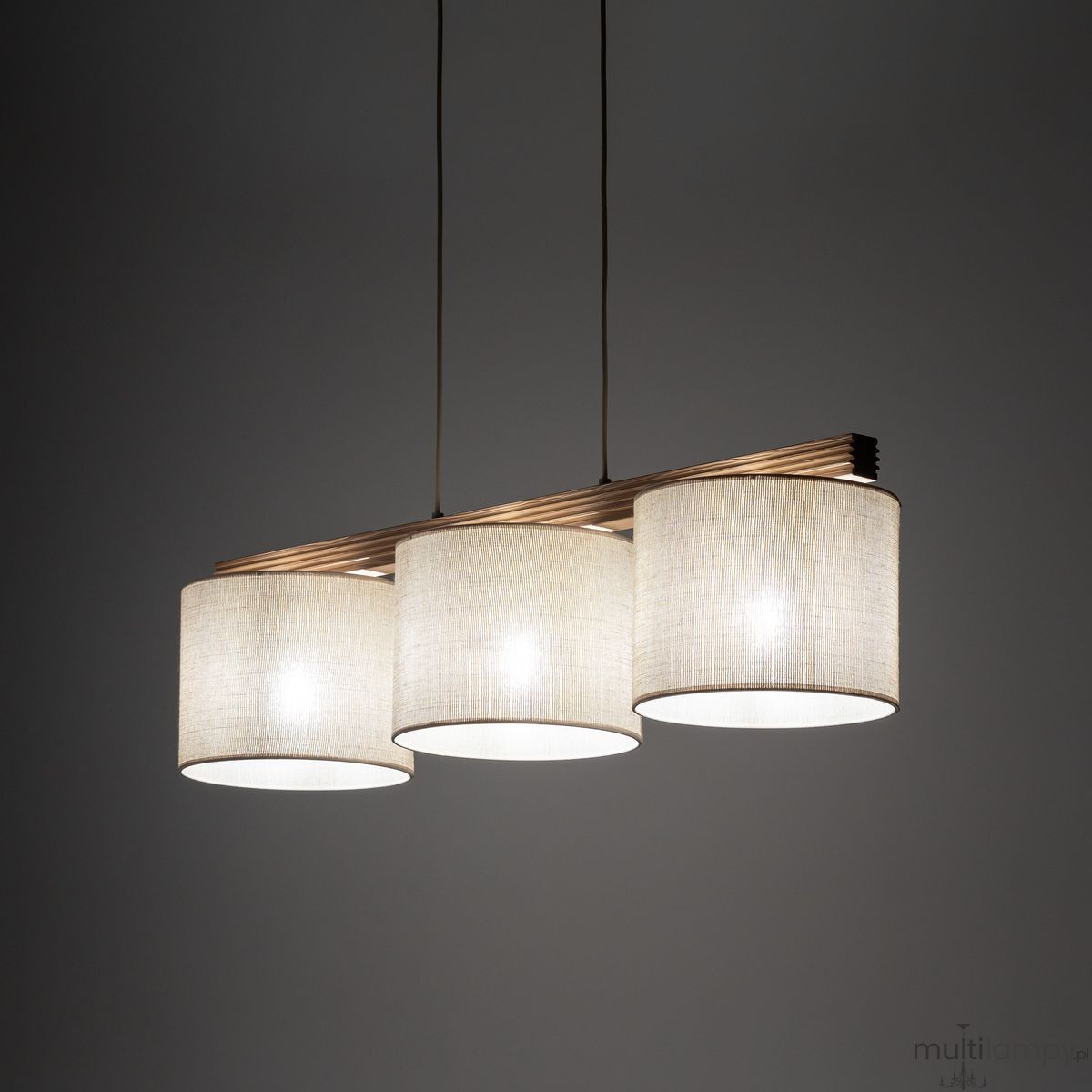 Viga Shade Sosna lampa wisząca 3xE27 sabia 11882