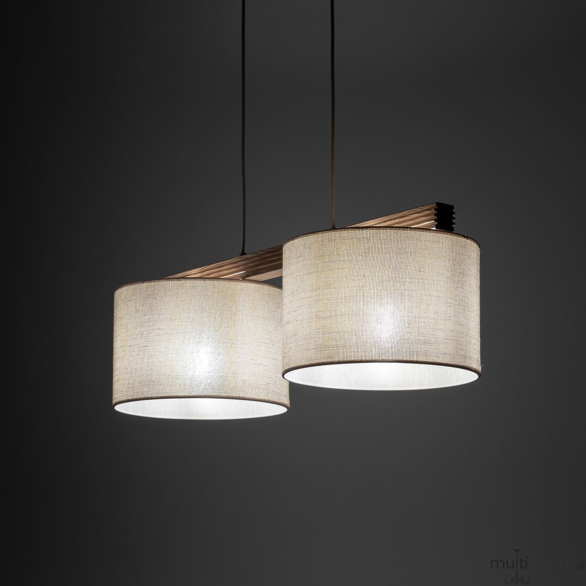 Viga Shade Sosna lampa wisząca 2xE27 sabia 11881
