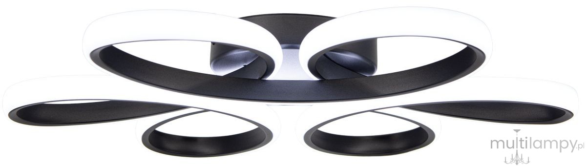 Virgo lampa sufitowa 31W CCT czarna DRS5520/6 BL