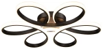 Virgo lampa sufitowa 31W CCT czarna DRS5520/6 BL