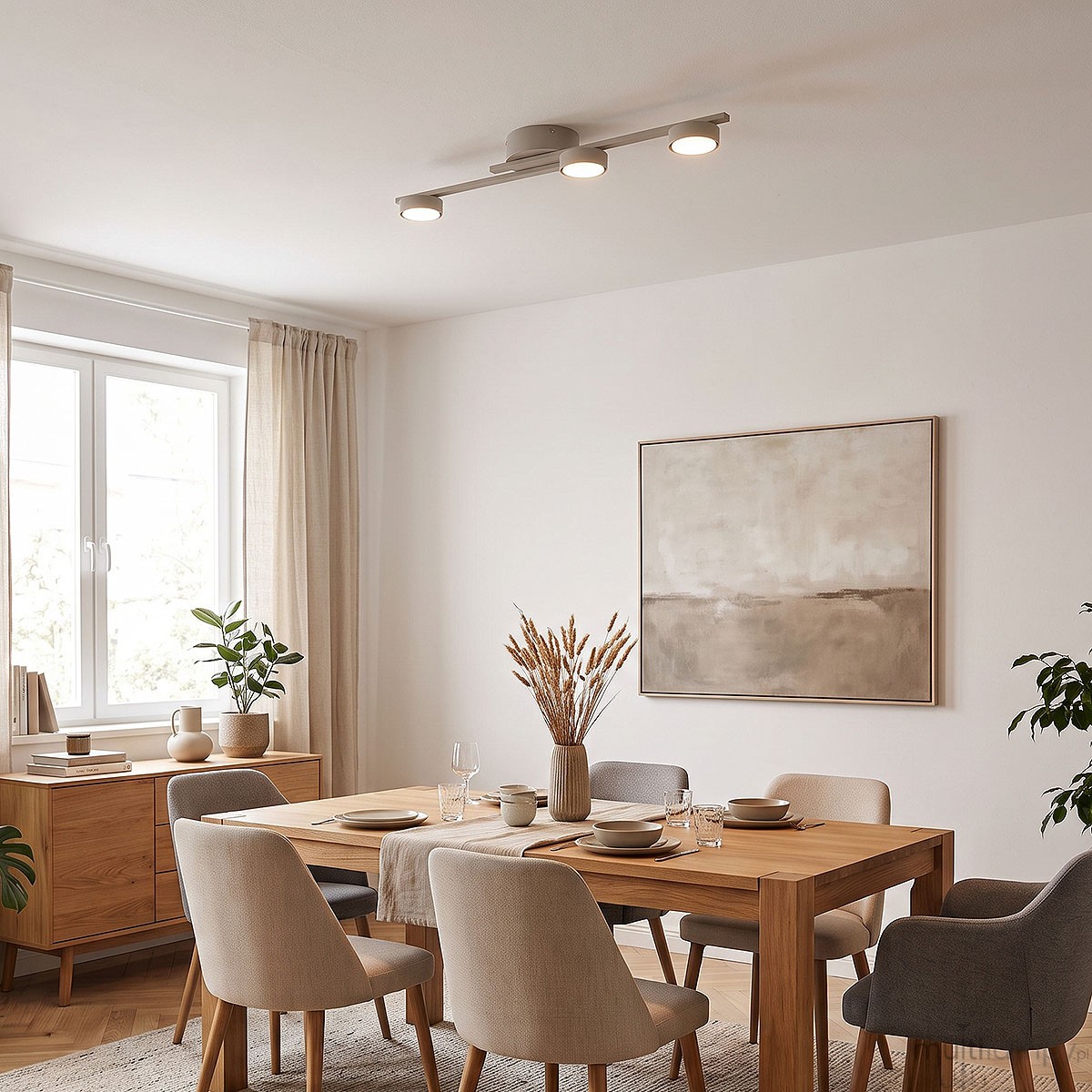 Asteria lampa sufitowa 3xGX53 beżowa