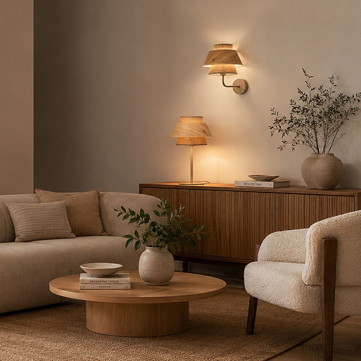 Kalum Wood kinkiet E27 sabia 11804