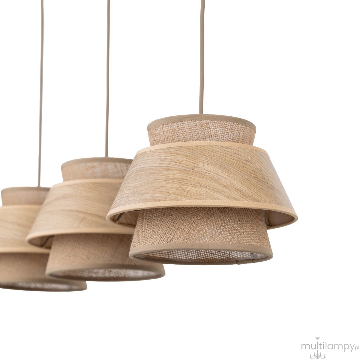 Kalum Wood lampa wisząca 3xE27 sabia 11810