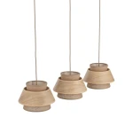 Kalum Wood lampa wisząca 3xE27 sabia 11810