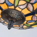 Larissa lampa sufitowa 2xE27 vintage brąz QZ-LARISSA-SF