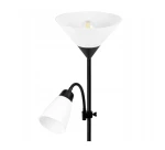 Duos lampa podłogowa 1xE27 + 1xE14 czarna