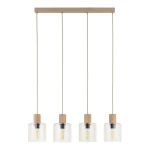 Sierra Wood lampa wisząca 4xE27 sabia 11802