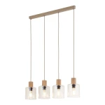 Sierra Wood lampa wisząca 4xE27 sabia 11802