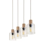 Sierra Wood lampa wisząca 4xE27 sabia 11802