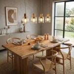 Sierra Wood lampa wisząca 4xE27 sabia 11802