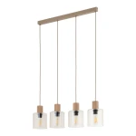 Sierra Wood lampa wisząca 4xE27 sabia 11802