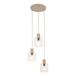 Sierra Wood lampa wisząca 3xE27 sabia 11801
