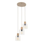 Sierra Wood lampa wisząca 3xE27 sabia 11801