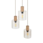 Sierra Wood lampa wisząca 3xE27 sabia 11801
