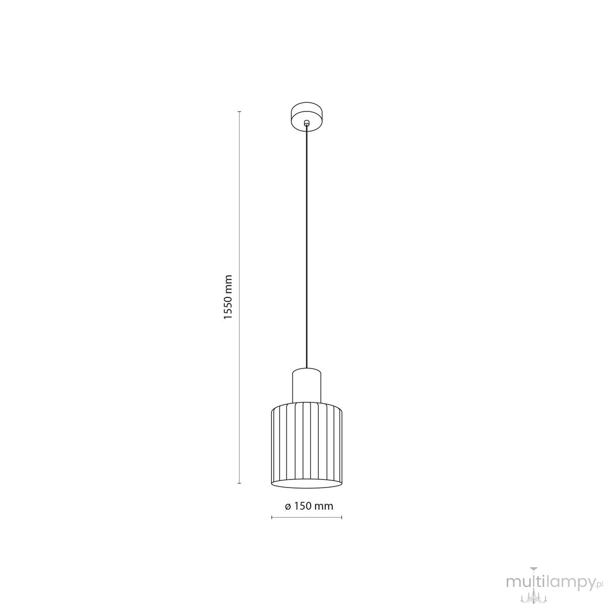 Sierra Wood lampa wisząca E27 sabia 11800