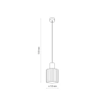 Sierra Wood lampa wisząca E27 sabia 11800