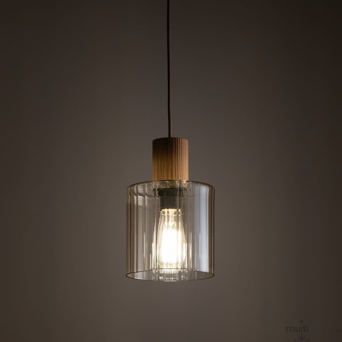 Sierra Wood lampa wisząca E27 sabia 11800