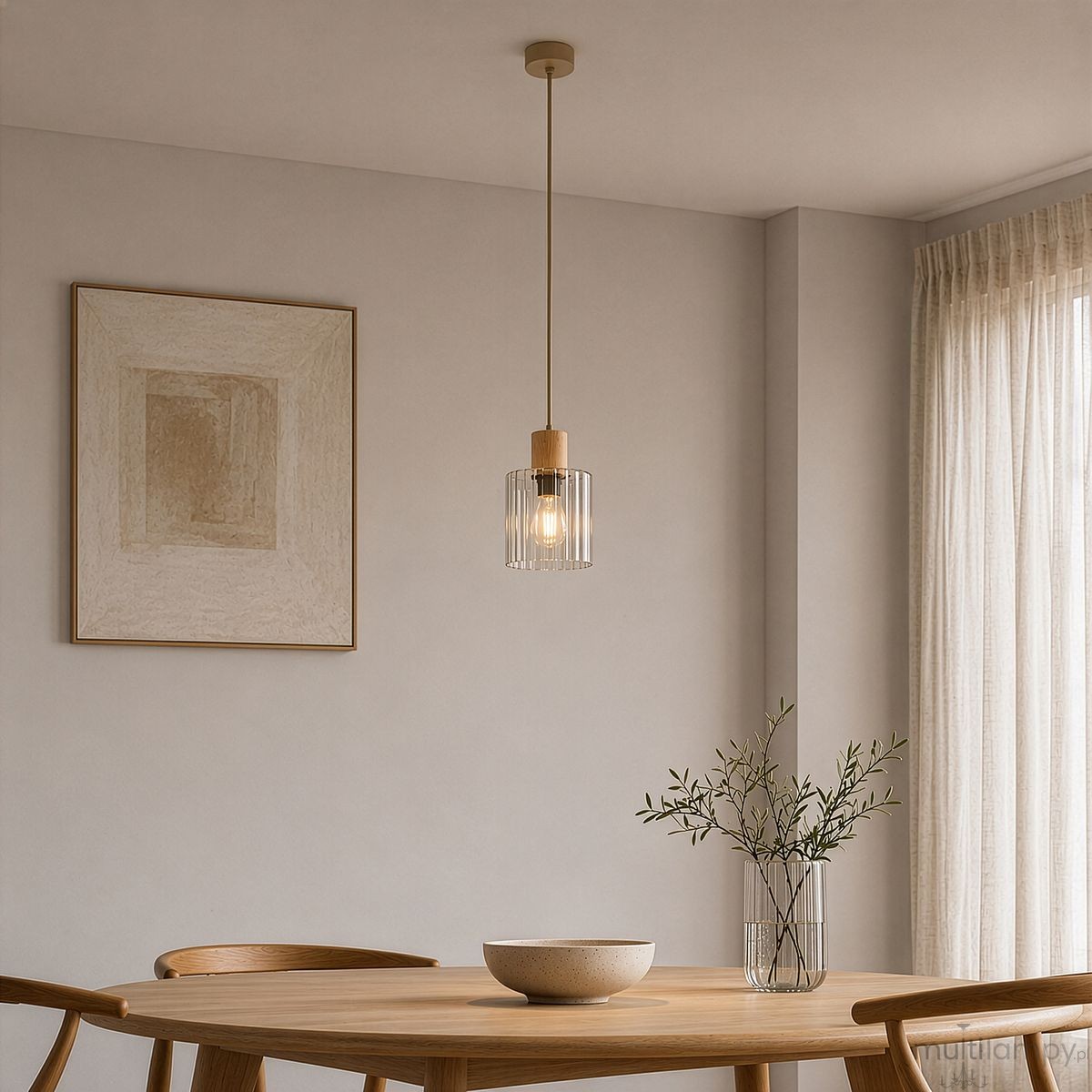 Sierra Wood lampa wisząca E27 sabia 11800