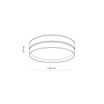 Dorma D60 Wood Juta plafon 4xE27 11791