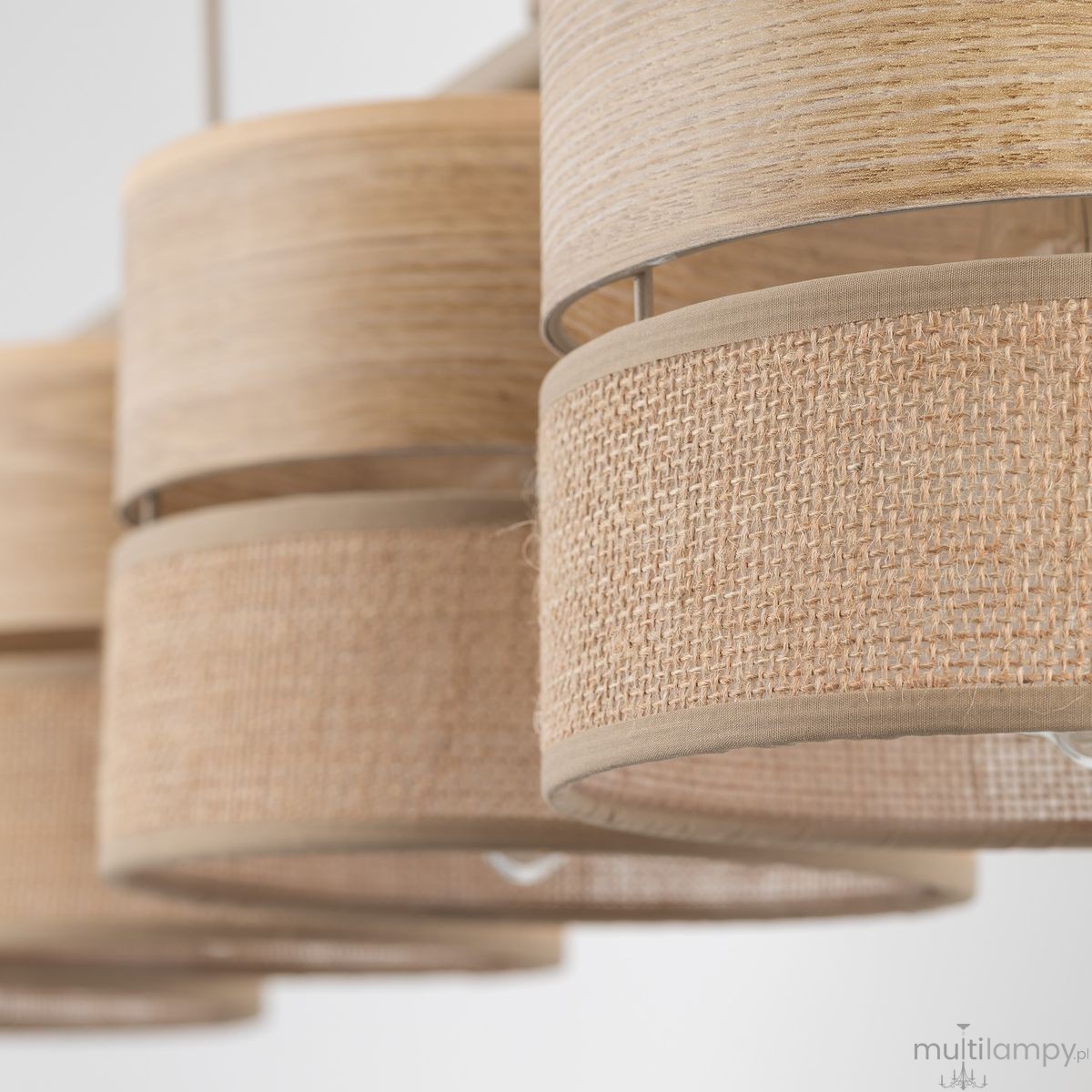 Dorma Wood Juta lampa wisząca 4xE27 sabia 11789