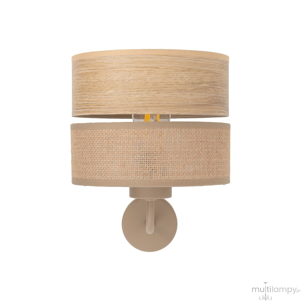 Dorma Wood Juta kinkiet E27 sabia 11788