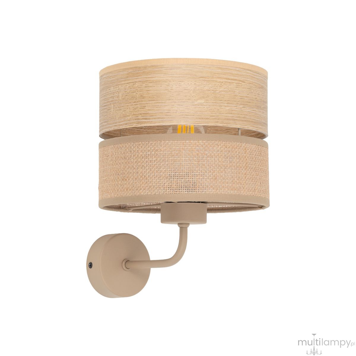 Dorma Wood Juta kinkiet E27 sabia 11788