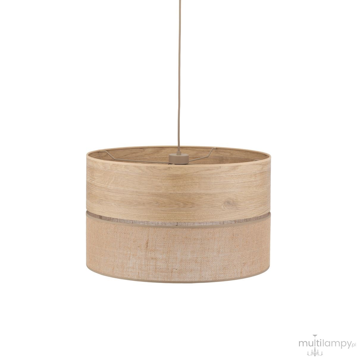 Dorma D50 Wood Juta lampa wisząca E27 sabia 11787