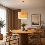 Dorma D50 Wood Juta lampa wisząca E27 sabia 11787