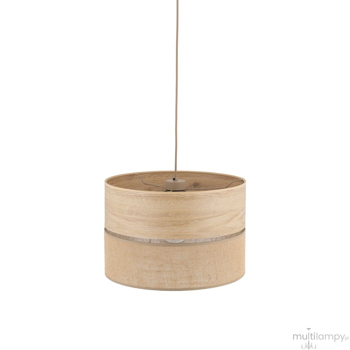 Dorma D38 Wood Juta lampa wisząca E27 sabia 11786