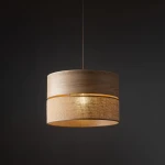 Dorma D38 Wood Juta lampa wisząca E27 sabia 11786