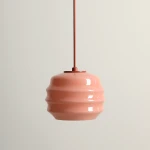 Puff Glaze Terra lampa wisząca 1xE27 ceglana 1160G24