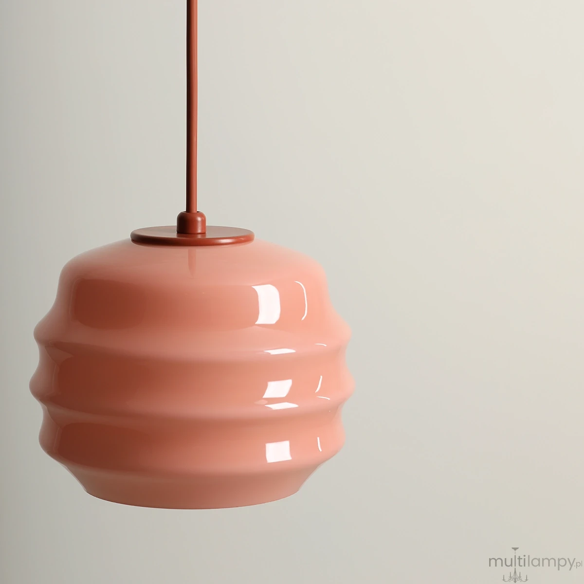 Puff Glaze Terra lampa wisząca 1xE27 ceglana 1160G24