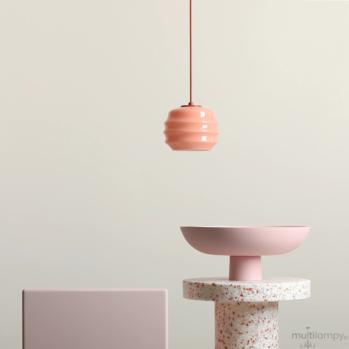 Puff Glaze Terra lampa wisząca 1xE27 ceglana 1160G24