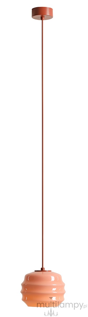 Puff Glaze Terra lampa wisząca 1xE27 ceglana 1160G24