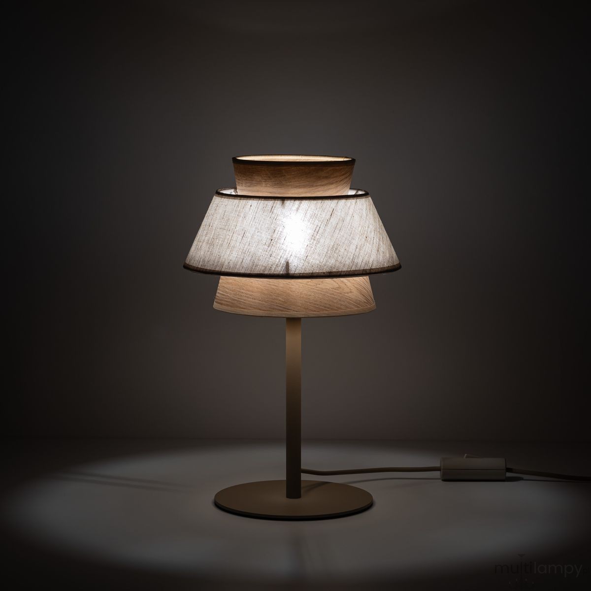 Kalum Len lampka stołowa E27 sabia 16222