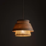 Kalum D24 Wood lampa wisząca E27 sabia 11783