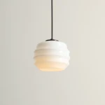 Puff Mokka lampa wisząca 1xE27 brązowa 1159G28